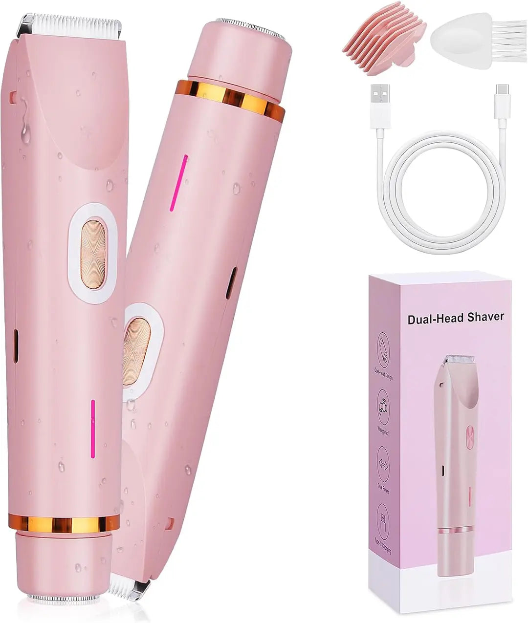 The Smooth Secret | 2-in-1 Painless Women's Electric Shaver & Trimmer