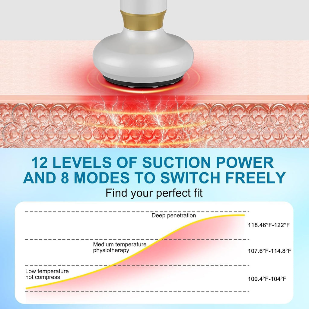 Handheld Cellulite Massager electric vacuum massage demonstration