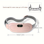 Electric Period Cramp Relief Belt – Soothing Heat & Vibration Massage | Menstrual Comfort