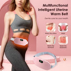 Electric Period Cramp Relief Belt – Soothing Heat & Vibration Massage | Menstrual Comfort