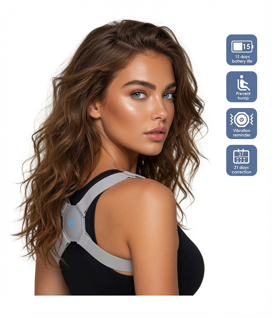 21-Day Posture Reset | Smart Back Support That Vibrates When You Slouch