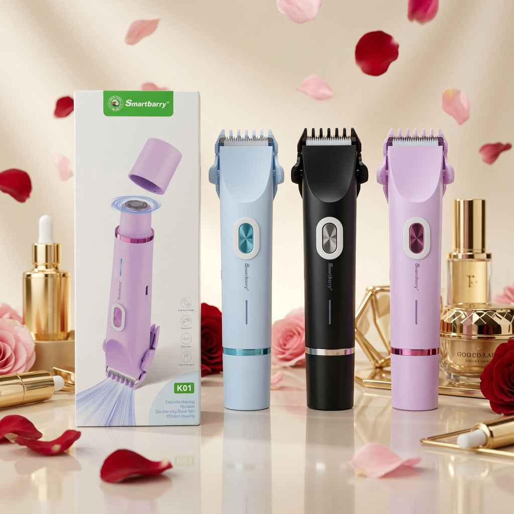 The Smooth Secret | 2-in-1 Painless Women's Electric Shaver & Trimmer