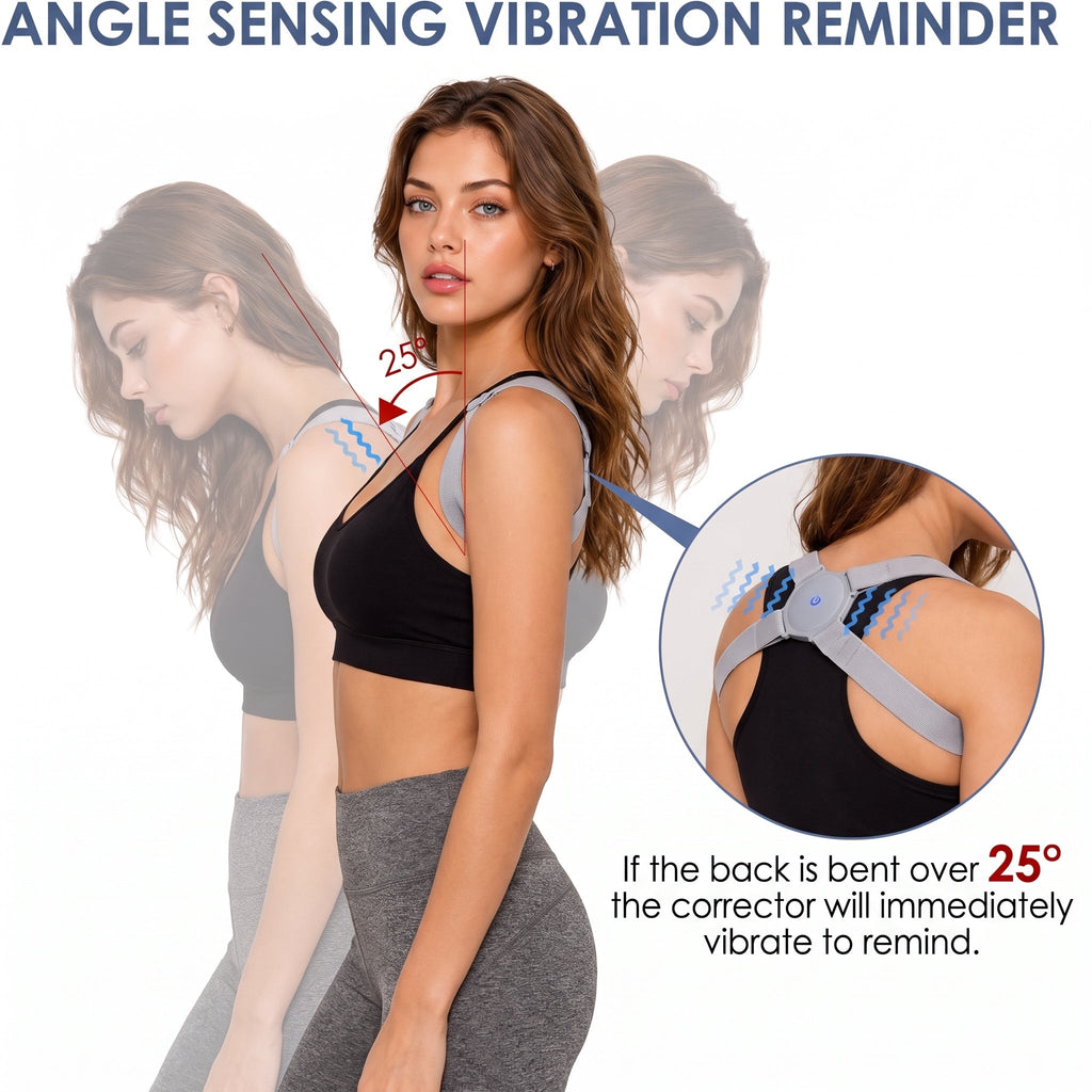 21-Day Posture Reset | Smart Back Support That Vibrates When You Slouch