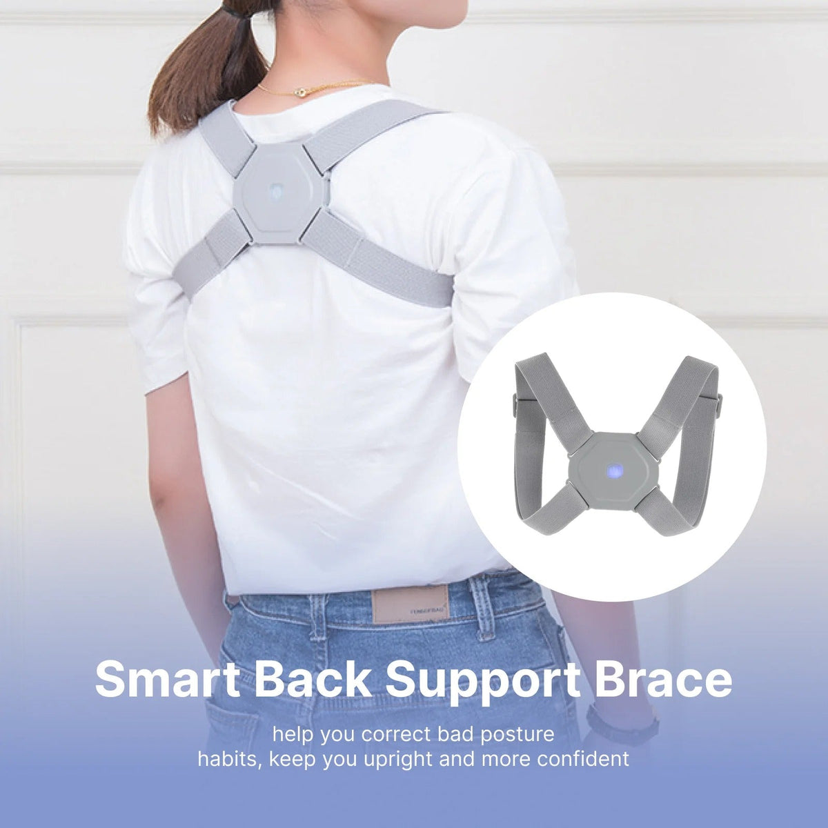 21-Day Posture Reset | Smart Back Support That Vibrates When You Slouch