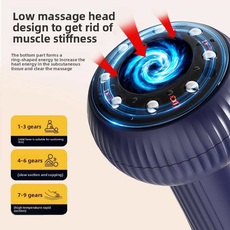 Smart Electric Cupping Massager – 12 Adjustable Suction Levels for Body & Legs